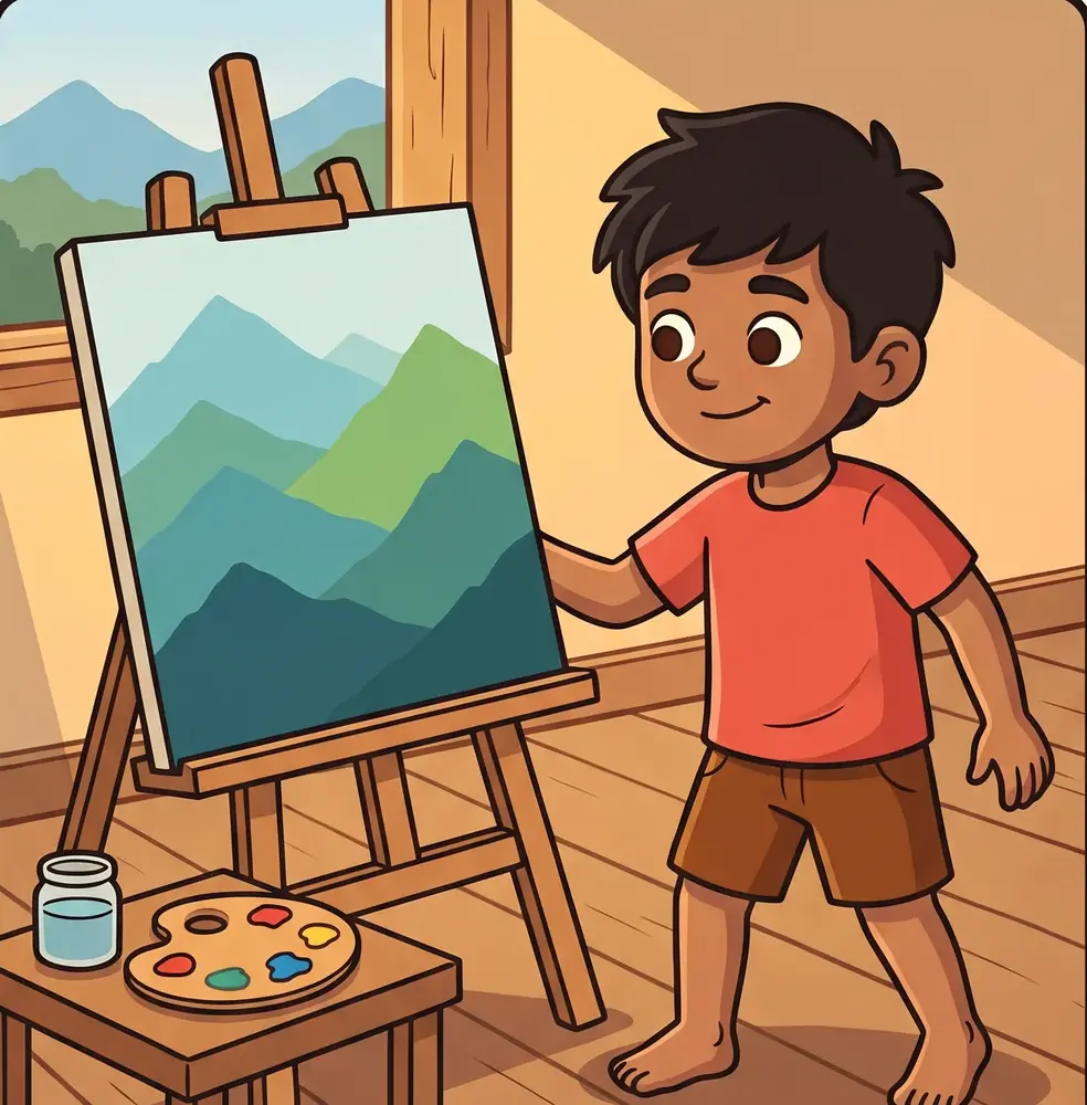 The Painter illustration