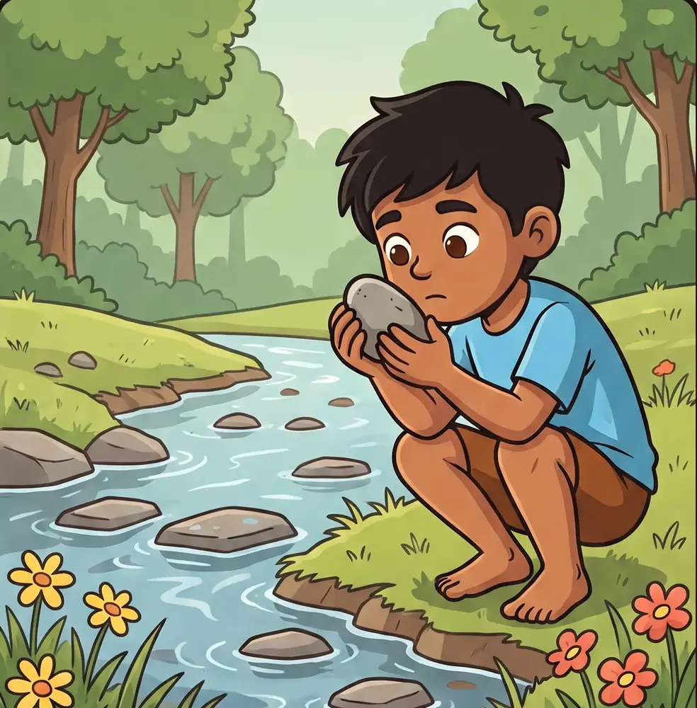 The River Stone illustration